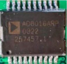 Microcontroller, marked AD8016ARP