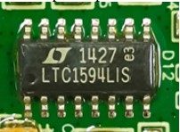 8-channel 12-bit A/D converter, marked LTC1594LIS