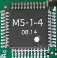 Microcontroller, marked М5-1-4 в корпусі TQFP44