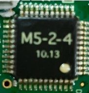 Microcontroller, marked М5-2-4 в корпусі TQFP44
