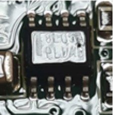 Voltage regulator, marked 8L05A PLUAB