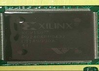 Field programmable gate array, marked Xilinx Spartan ХCV150тм PQ240AFPO437 D1149990A 41