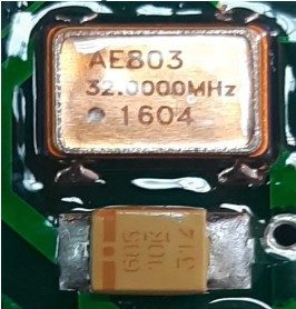 Oscillators, marked серії АЕ 803 32.0000MHz 1604