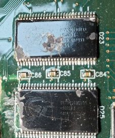 Microcircuit, marked CY7C1069DV33-10ZSXI (16Mbit (2Мх8) SRAM)