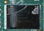 Microcircuit, marked JS28F128J3F75 (SBC Flash 128 Mb)