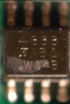 CPU microcircuit with differential outputs, marked 4888 5AB W34B