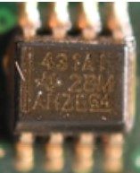 Reference voltage programming microcircuit, marked 431AI 28M AHZE G4