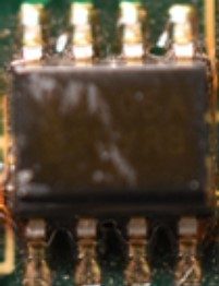 Microcircuit of a linear positive voltage regulator, marked L05A PUYRB