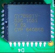 Microcircuit, marked CY7B991V-5JC