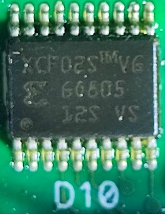 Microcircuit, marked XCF025