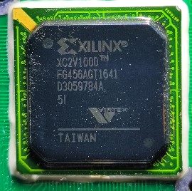 Programmable valve matrix XC2V1000tm, marked FG456AGT1641