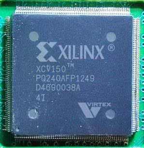 Xilinx Spartan XCV150tm, marked PQ240AFP1249