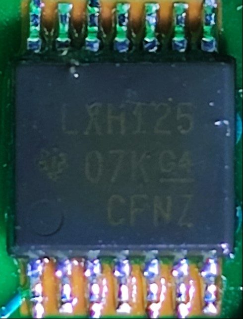 Microcircuit, marked LXH125