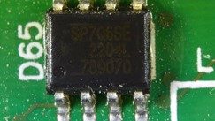 Microprocessor (µP) control circuit — photo