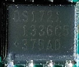Digital thermometer and thermostat, marked DS1721 1336C5 375AD