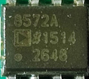 Operational Amplifier, marked 8572A #1514 2648