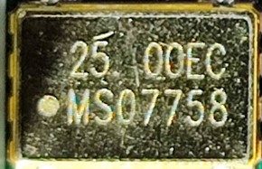 Microcircuit, marked MS07758 25. 00EC