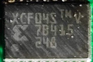 Memory chip, marked XCF04S™ V 7B415 248
