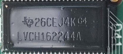 16-Bit Buffer/Driver with 3-State Outputs, marked LVCH162244A 26CEJ4K G4