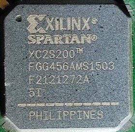 Programmable Gate Array, marked XC2S200 FGG456AMS1503 F2121272A 5I