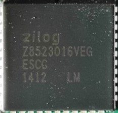 Microcontroller, marked Z8523016VEG ESCC 1412 LM
