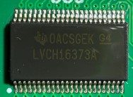 16-bit trigger, marked SN74LVCH16373A OACSGEK G4 LVCH16373A