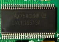 16-bit Registered Transceiver with 3-state outputs, marked SN74LVCH16543A 75ACRNK G4 LVCH16543A