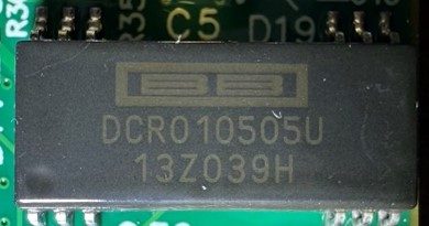 DC to DC converter, marked DCR010505U 13Z039H