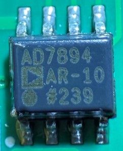 14-bit ADC, marked AD7894 AR-10 #239