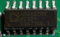 CMOS integrated circuit, marked ADG452BR #2121 5347159.1