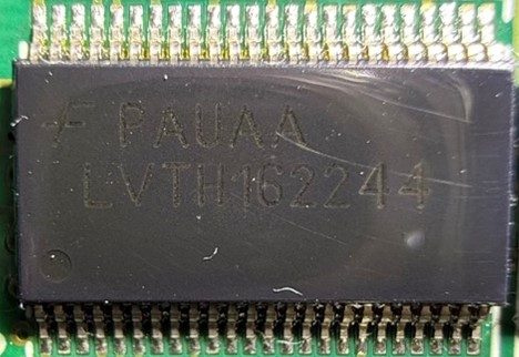 16-Bit Buffer/Driver with 3-State Outputs, marked SN74LVTH162244 PAUAA LVTH162244