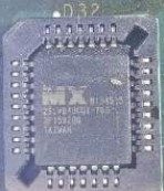 Microcircuit, marked MX B134515 29LV040CO1-70G 3P159200