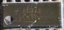 Electrolytic capacitor, marked PC3AB LGX11