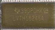 Microcircuit, marked LVTH16245A (шістнадцяти-розрядний трансивер)