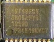 Chip (buffer driver), marked IDT49FCY 3605APYGI 13390 P34519UYCF