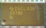 Chip (buffer/line driver with open collector outputs), marked 28CL8QK AS760