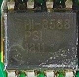 Microcircuit (line receiver), marked HI-8588 PSI 1311