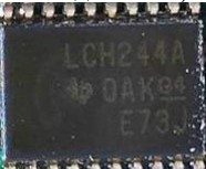 Microcircuit, marked LCH244A (низьковольтний буфер/лінійний драйвер із толерантними входами та виходами 5 В)