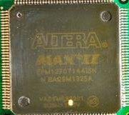 Microcircuit (processor), marked ALTERA MAX II EPM1270714415N N BAQ9M1325A