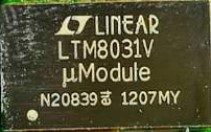 Microcircuit, marked LTM8031V mModule №20839 1207MY