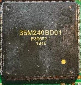 Microcircuit (processor), marked 35M240BD01