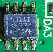 Controlled zener diode 2.5...36V with temperature stability, marked 431AI 97M AHTD 4