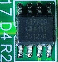 2.5 V or 3.0 ultra-high-accuracy reference voltage source, marked ВAD780B #111 61279