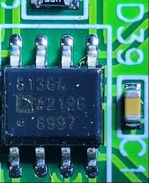 Differential ADC driver with low level of distortion, marked 8138A #2126 8997