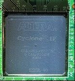 Cyclone IV programmable logic device, marked EP4CGX110DF31I7N G CAAAF2043E S045AF36 351GE0N0D