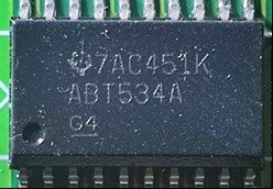 Integrated logic circuit, marked 7AC451K ABT534A G4