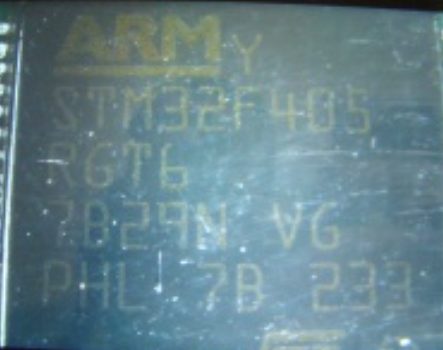 ARM Y, marked STM32F405 RJT6 7B29N VG PHL 7B 233