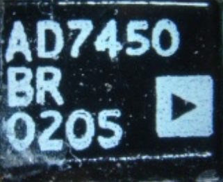 12-bit ADC, marked AD7450 BR 205