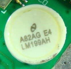 Precision Reference, marked A82AG E4 LM199AH