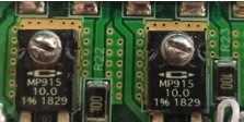 Thick film resistors — photo